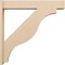 Ekena Millwork 7 1/2-in W x 44-in D x 44-in H Funston Block Rough Cedar Woodgrain TimberThane Outlooker, Primed Tan OUTUR075X44X44FST44RCPR - alternate 2